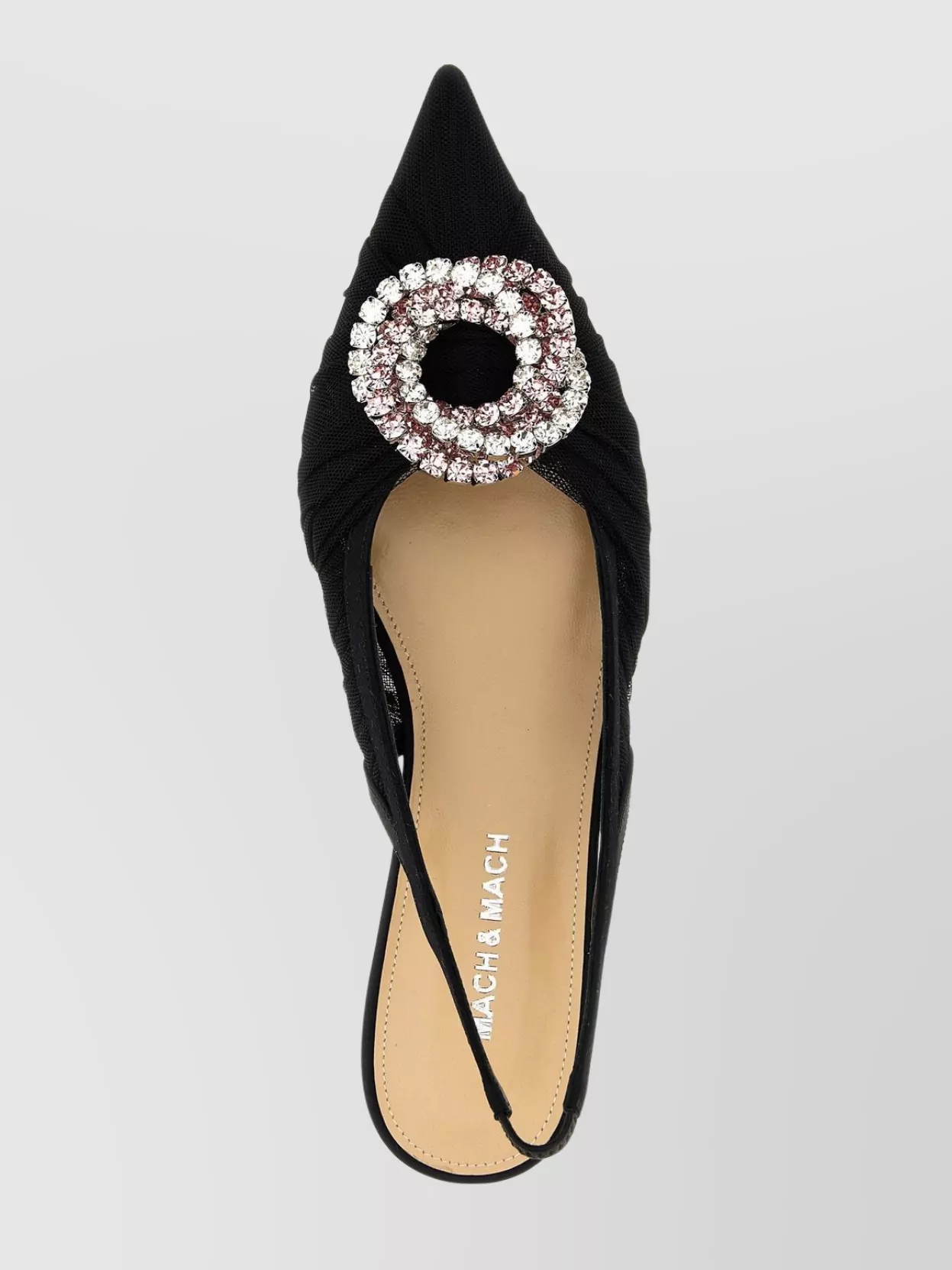 Mach&mach Galaxy Embellished Slingback Pointed Toe