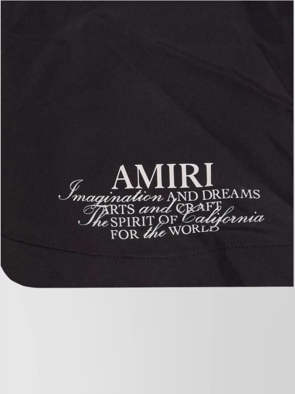 Amiri Elasticized Waist Knee Length Shorts With Print