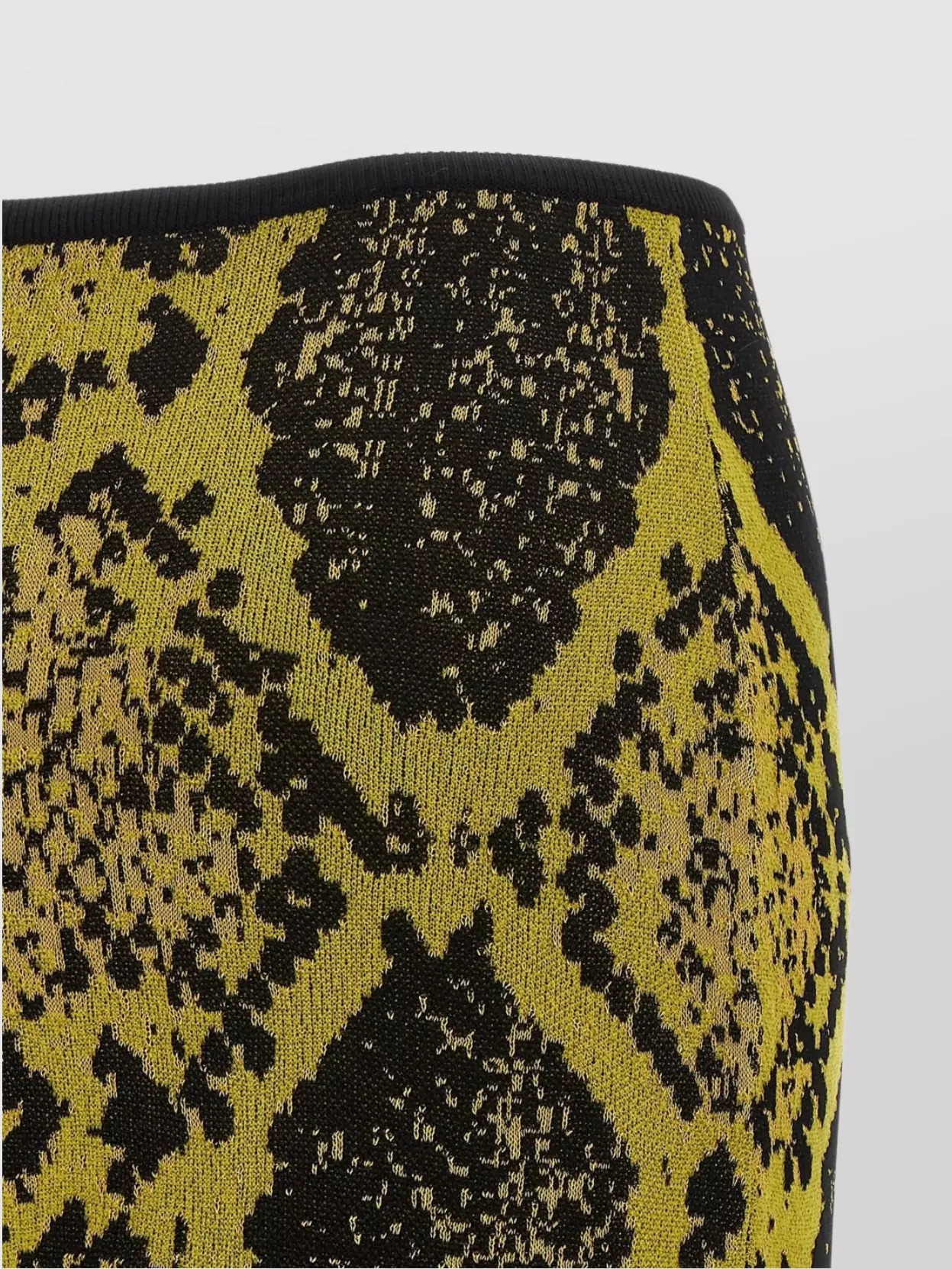 Attico Knee-length Bodycon Python Print Skirt In Multi