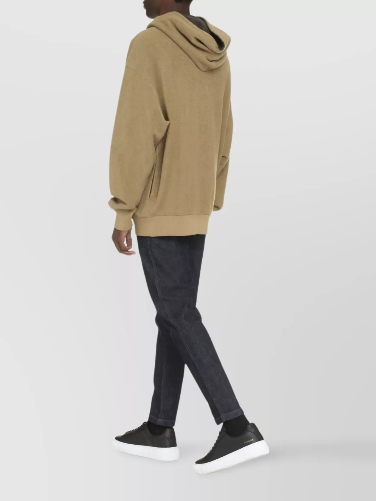 Dolce&Gabbana Rubber Effect Logo Print Hoodie