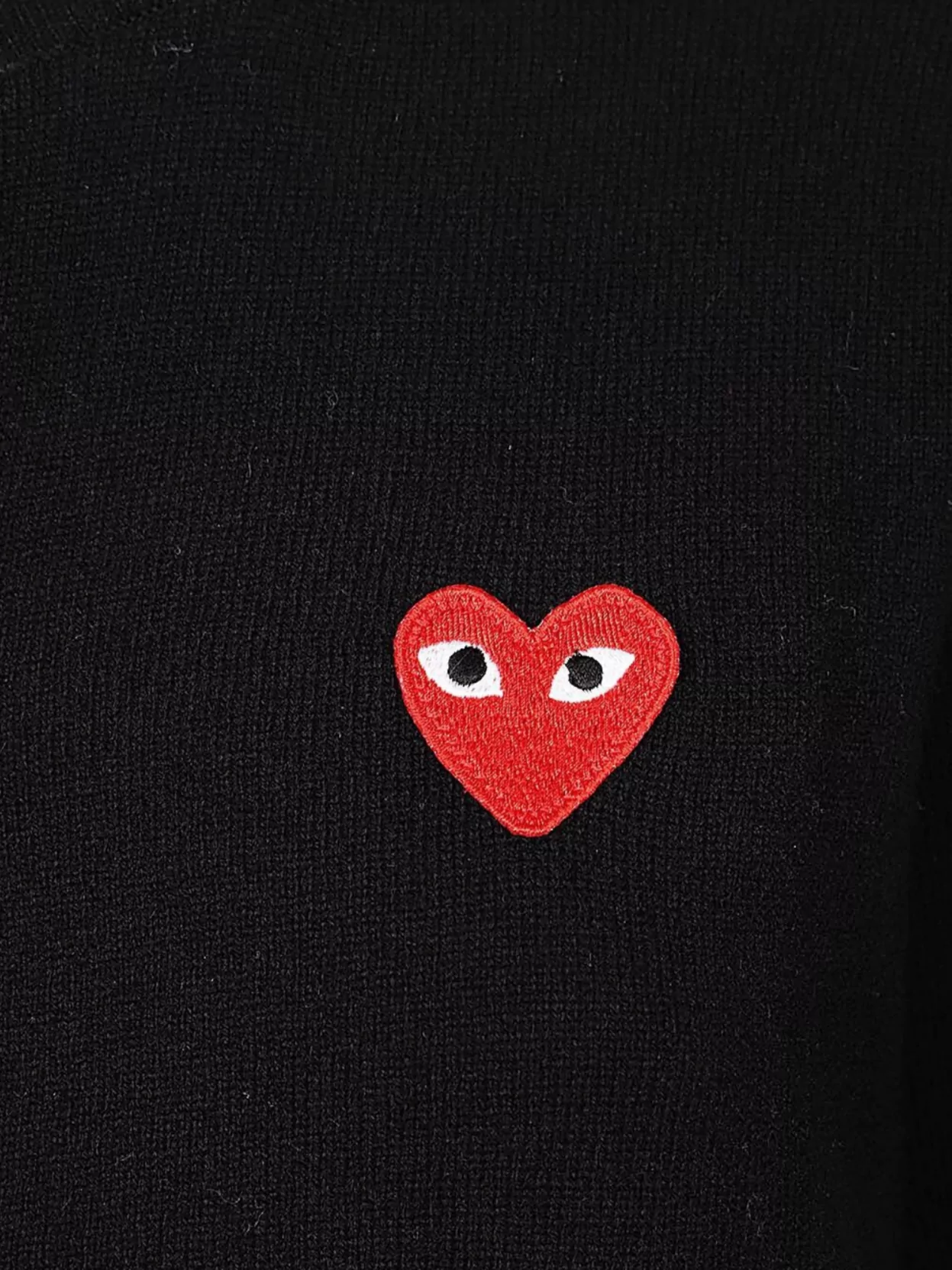 Comme Des Garçons Knit Crew Neck Wool Cardigan