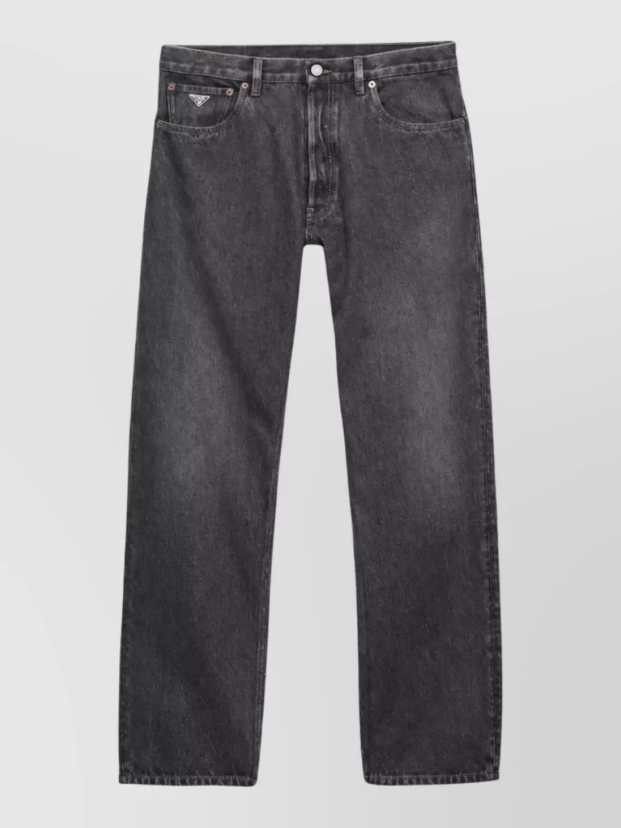 Prada Mid-Rise Straight-Leg Jeans