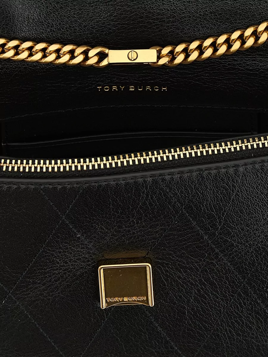 Tory Burch Quilted Leather Clutch Bag