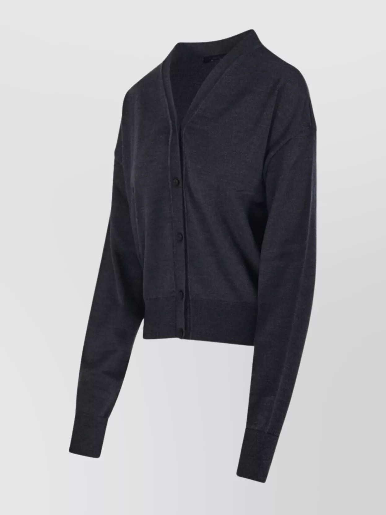 Jacquemus Knit Cardigan With Ribbed Cuffs And V-Neck
