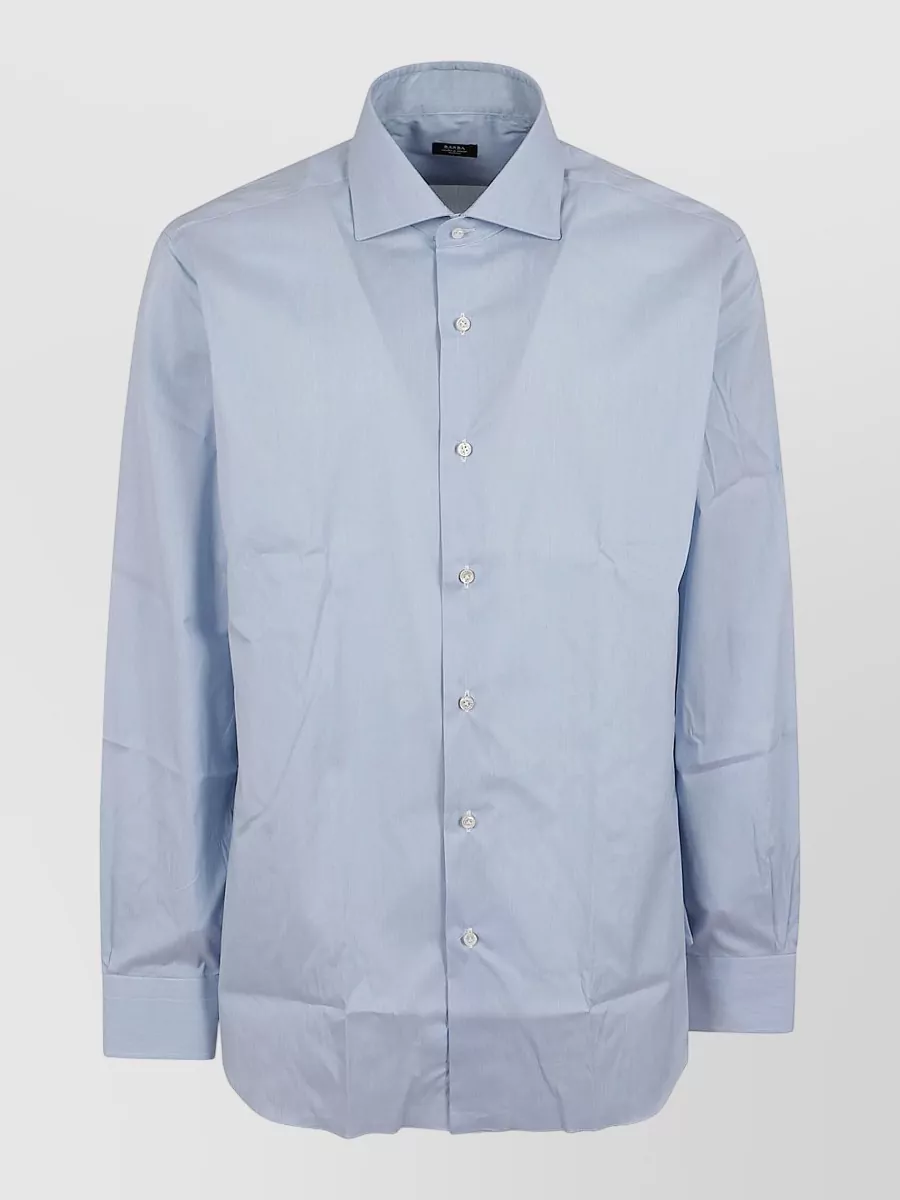 Barba Napoli silk blend regular-fit shirt