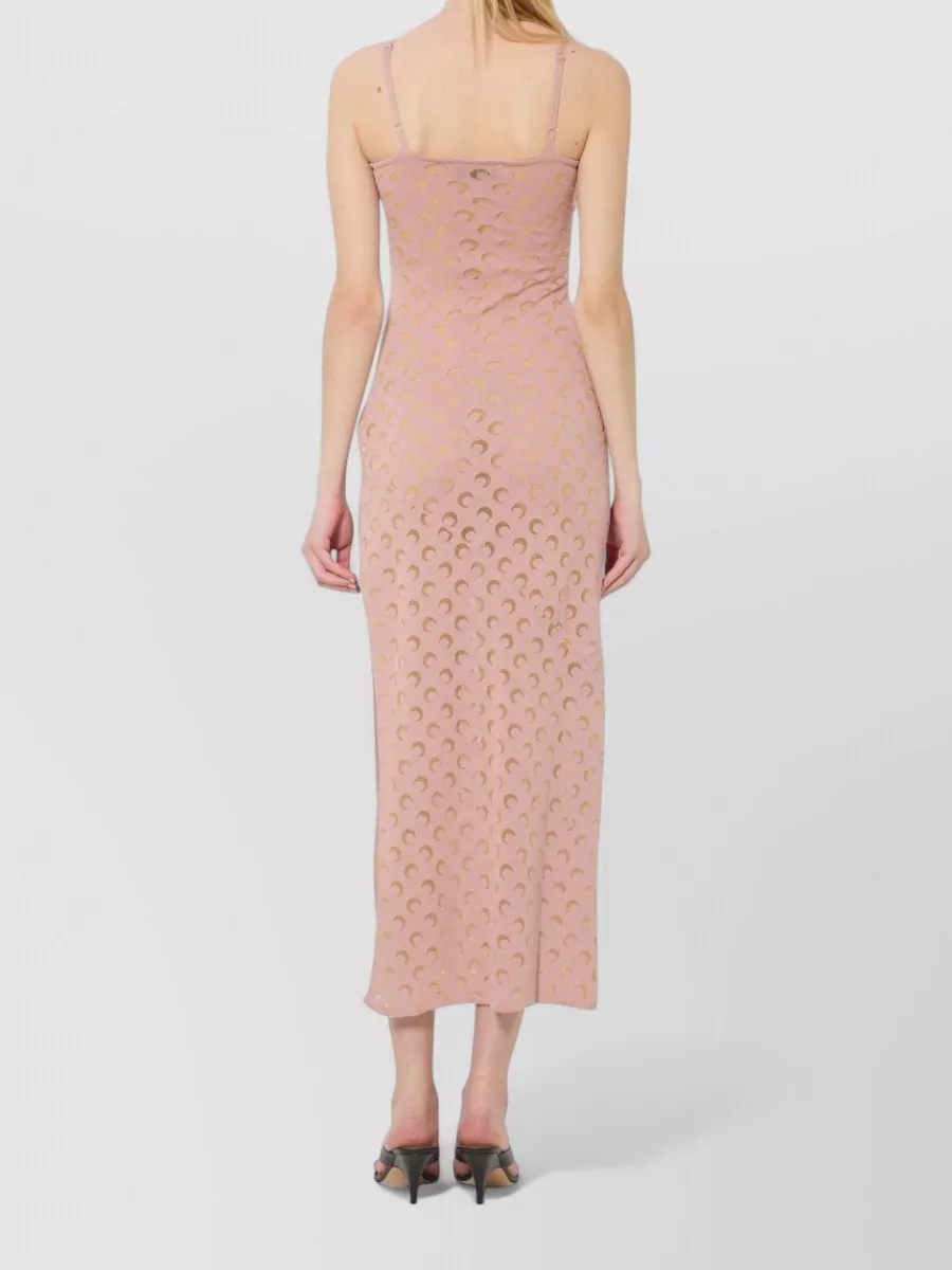 Marine Serre Printed Midi Dress