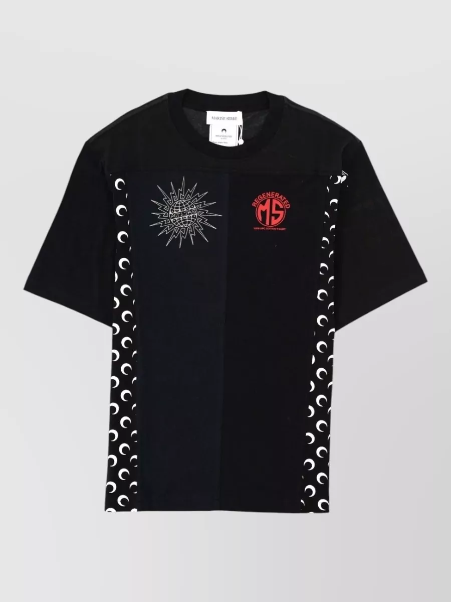 Marine Serre cotton printed t-shirt