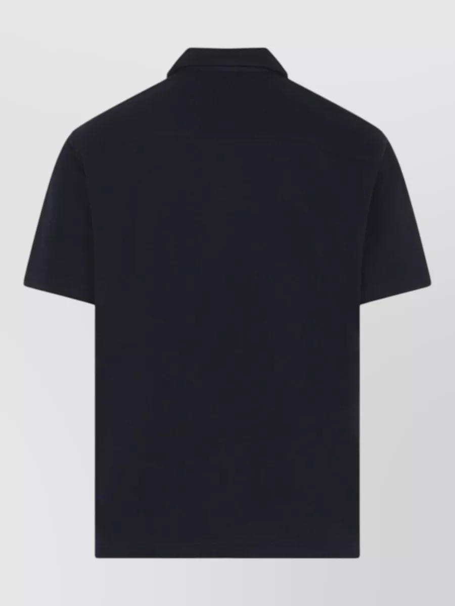 Ralph Lauren Purple Label Silk Cotton Short-Sleeve Polo Shirt