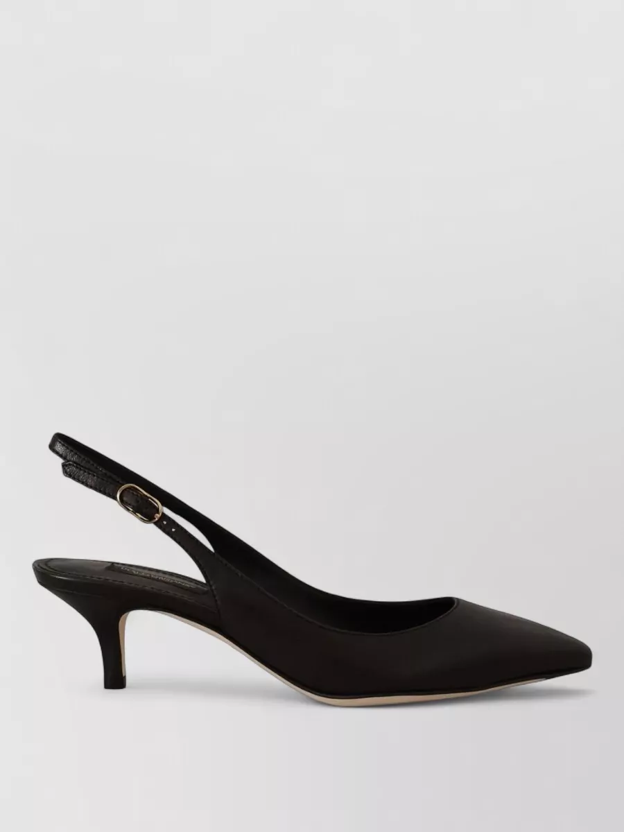 Dolce&Gabbana Leather Slingback Sandals