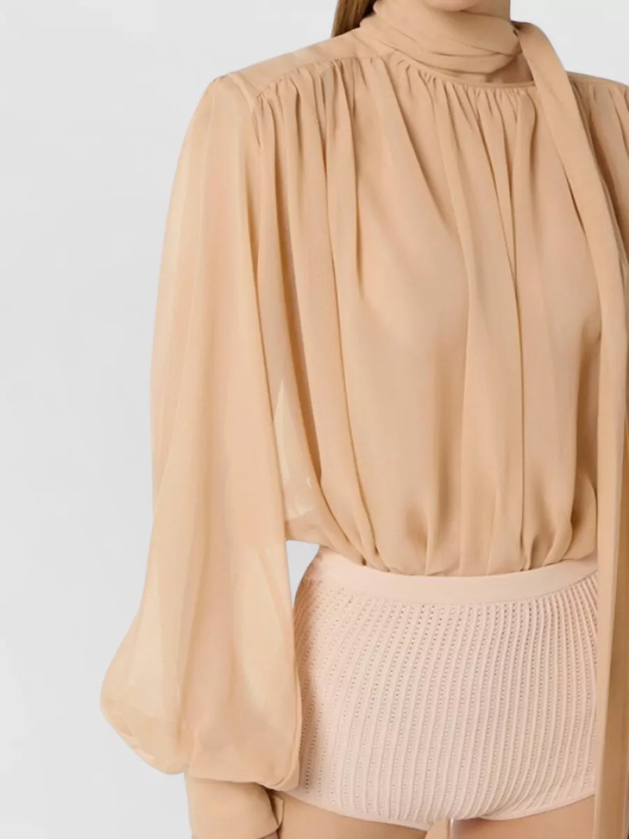 Elisabetta Franchi Silk Bodysuit