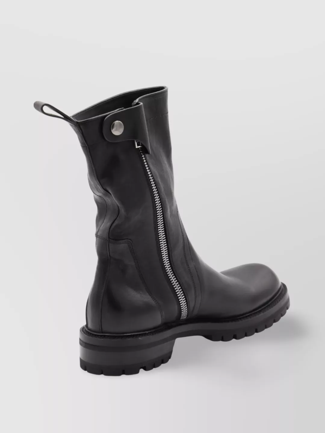 Rick Owens Chunky Sole Metal Hardware Ankle Boots