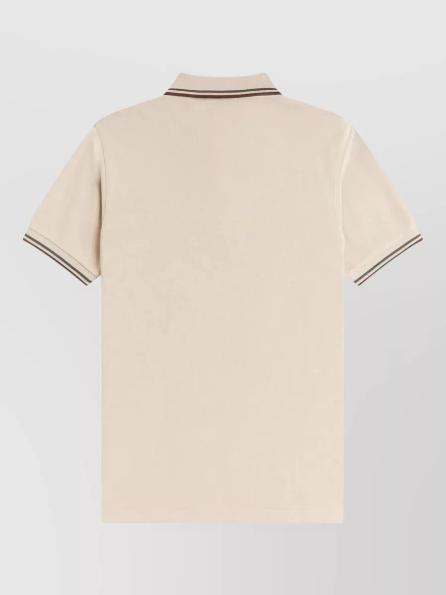 Fred Perry Polo Shirt Logo Detail Short Sleeves