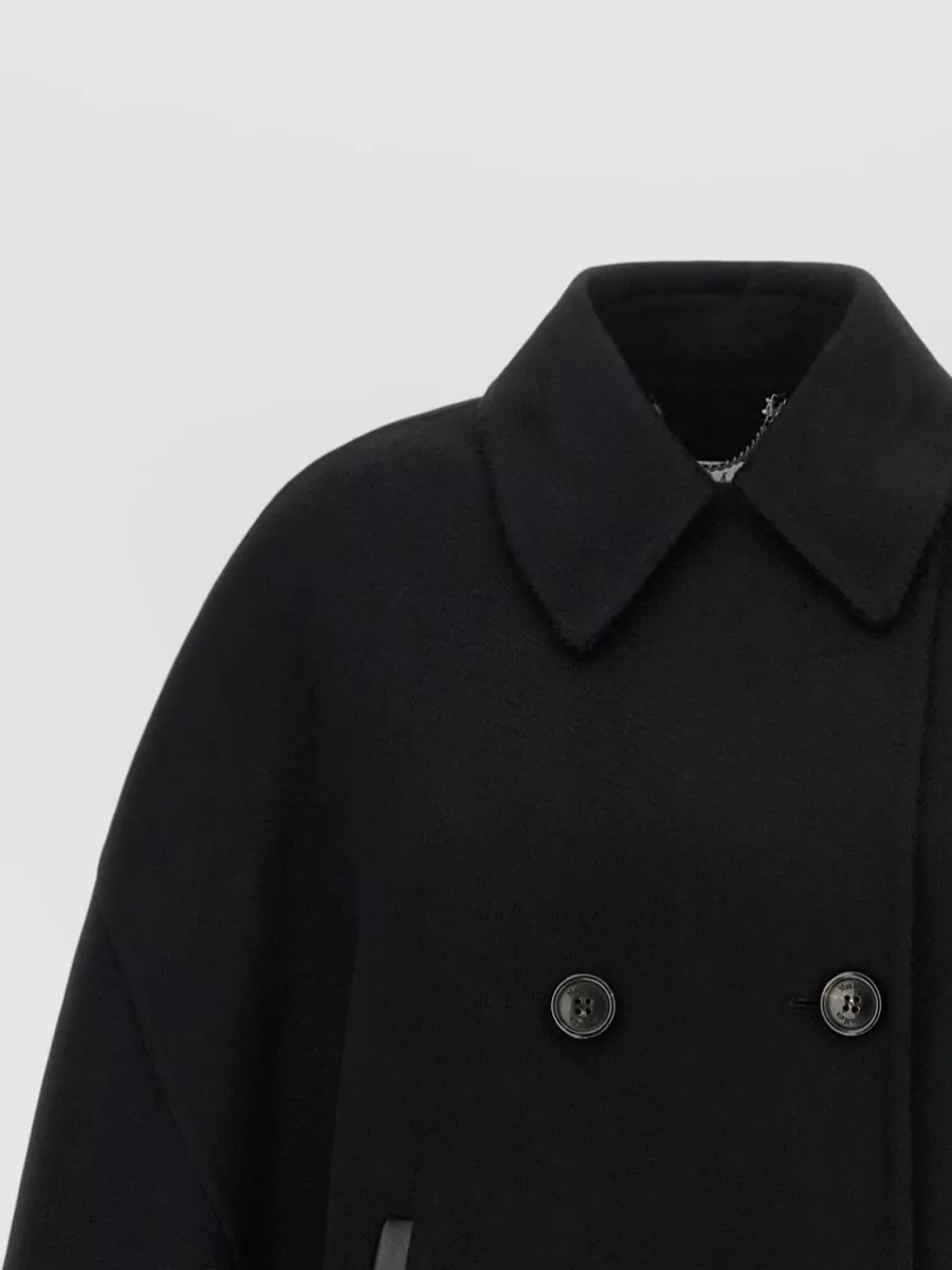 Max Mara Cashmere Double Breasted Cape