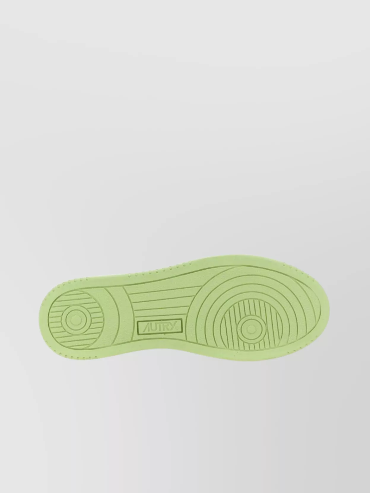 Autry Low Sneaker With Contrast Sole And Perforated Toe