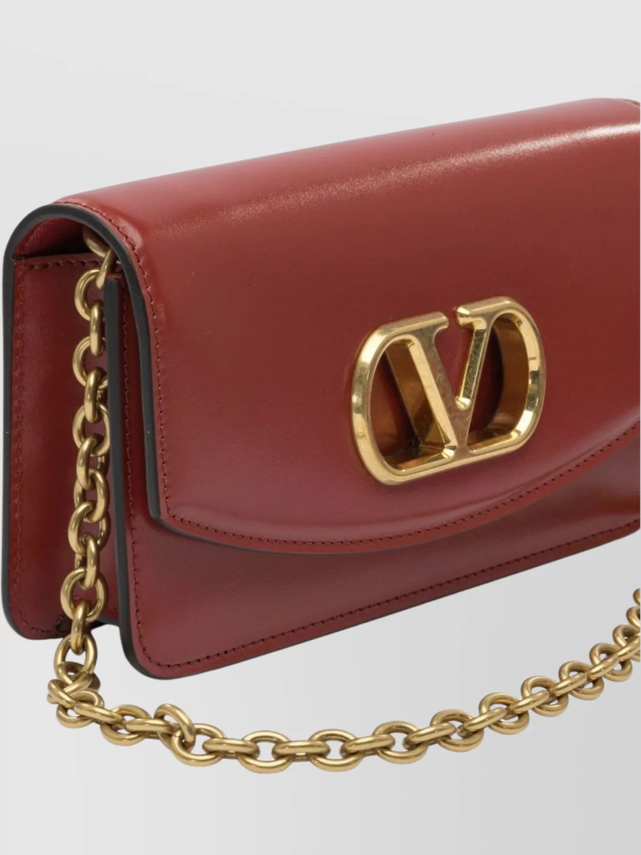 Valentino Garavani Crossbody Bags With Gold-Tone Hardware And Chain Strap