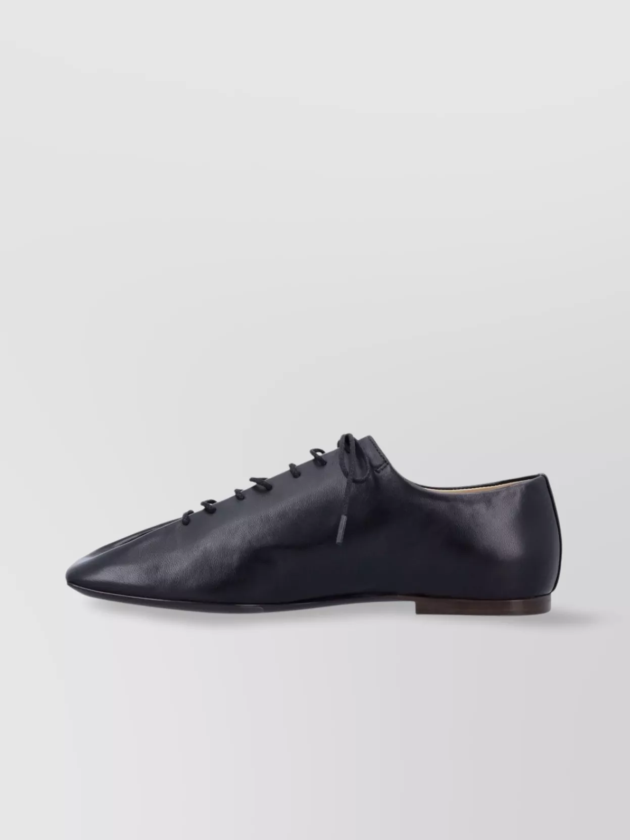 Lemaire Flat Sole Leather Derby Shoes