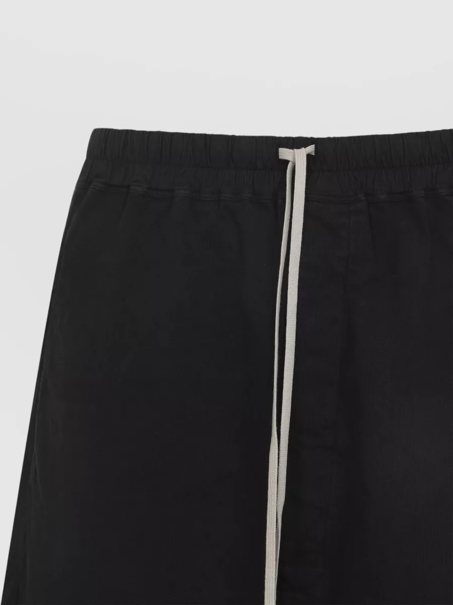 Rick Owens Drkshdw Cotton Drawstring Drop-Crotch Shorts