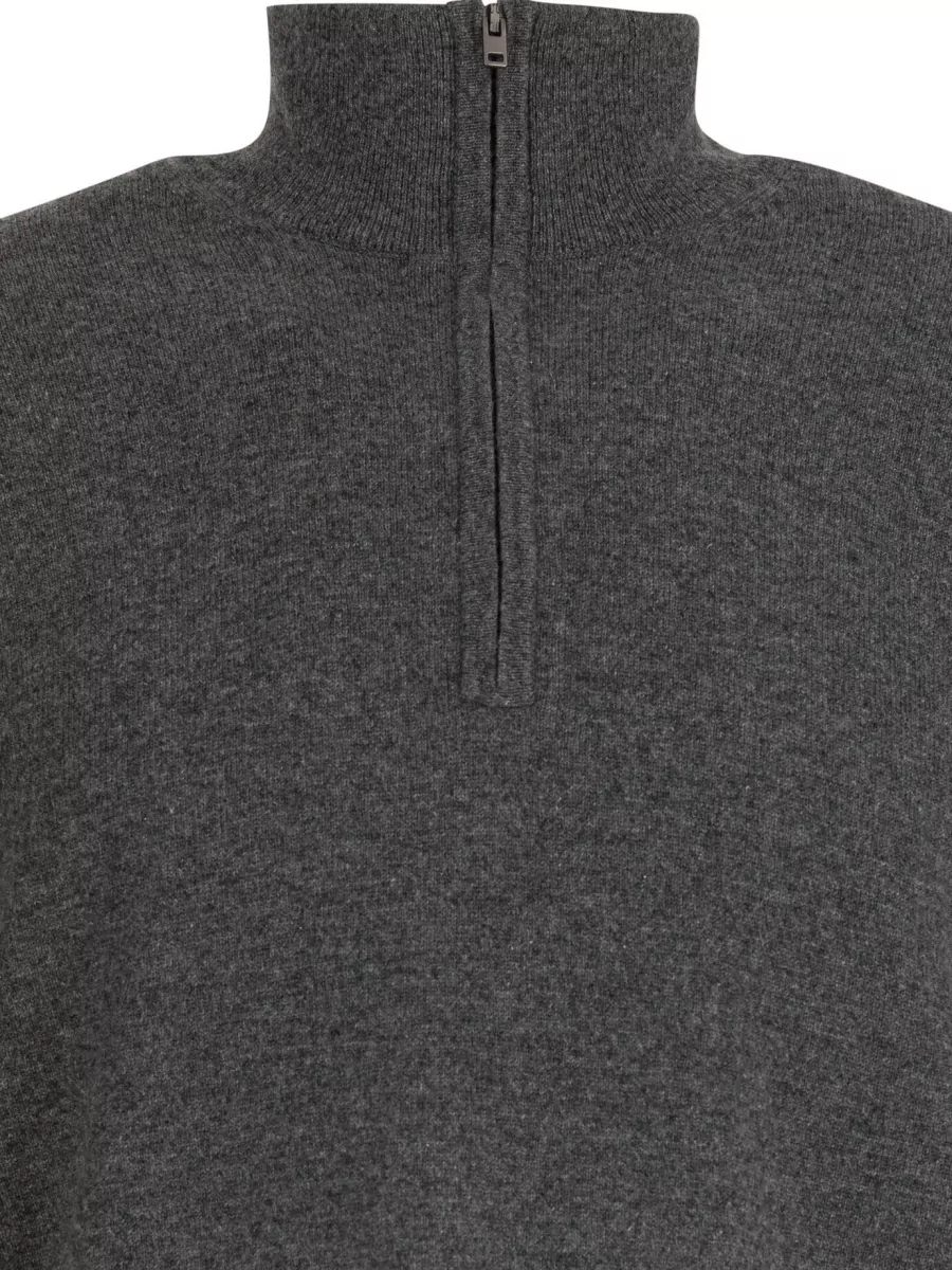 Vince Cashmere Half Zip Sweater