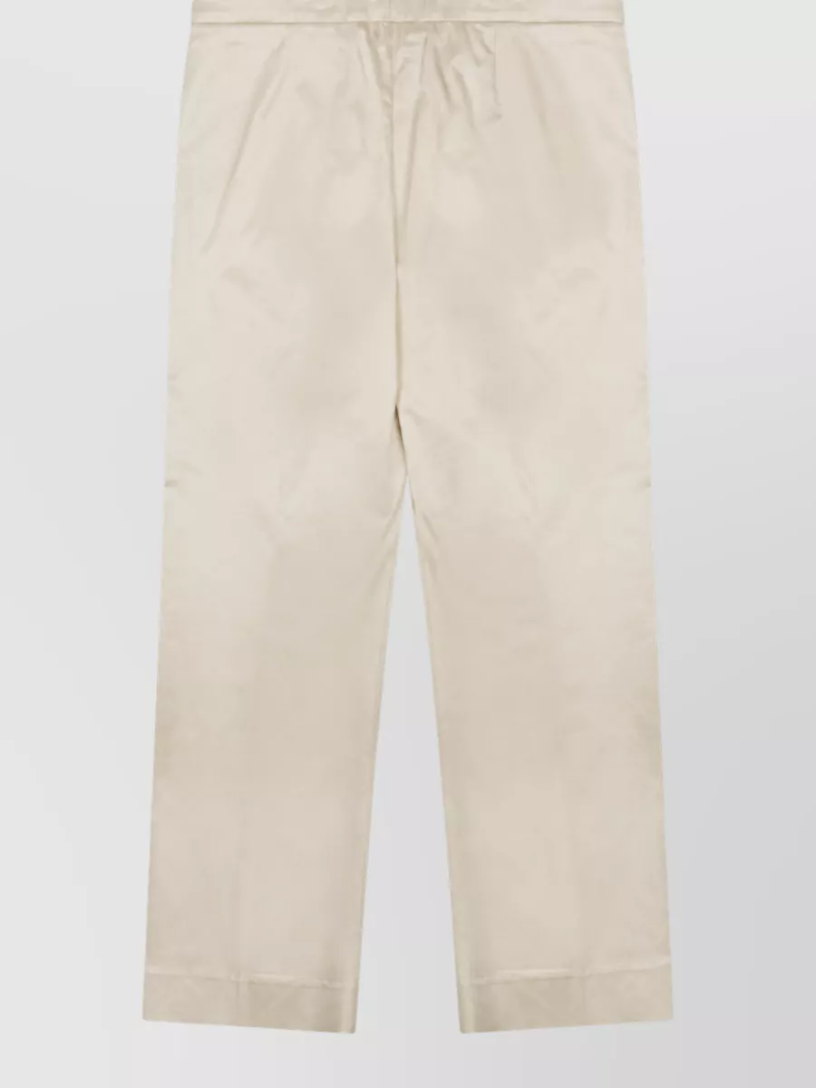 Totême Cropped Straight-Leg Tailored Trousers