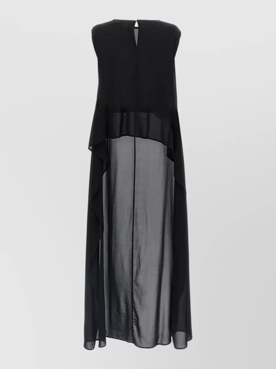 Di.la3 Pari' Silk Cutout Blouse