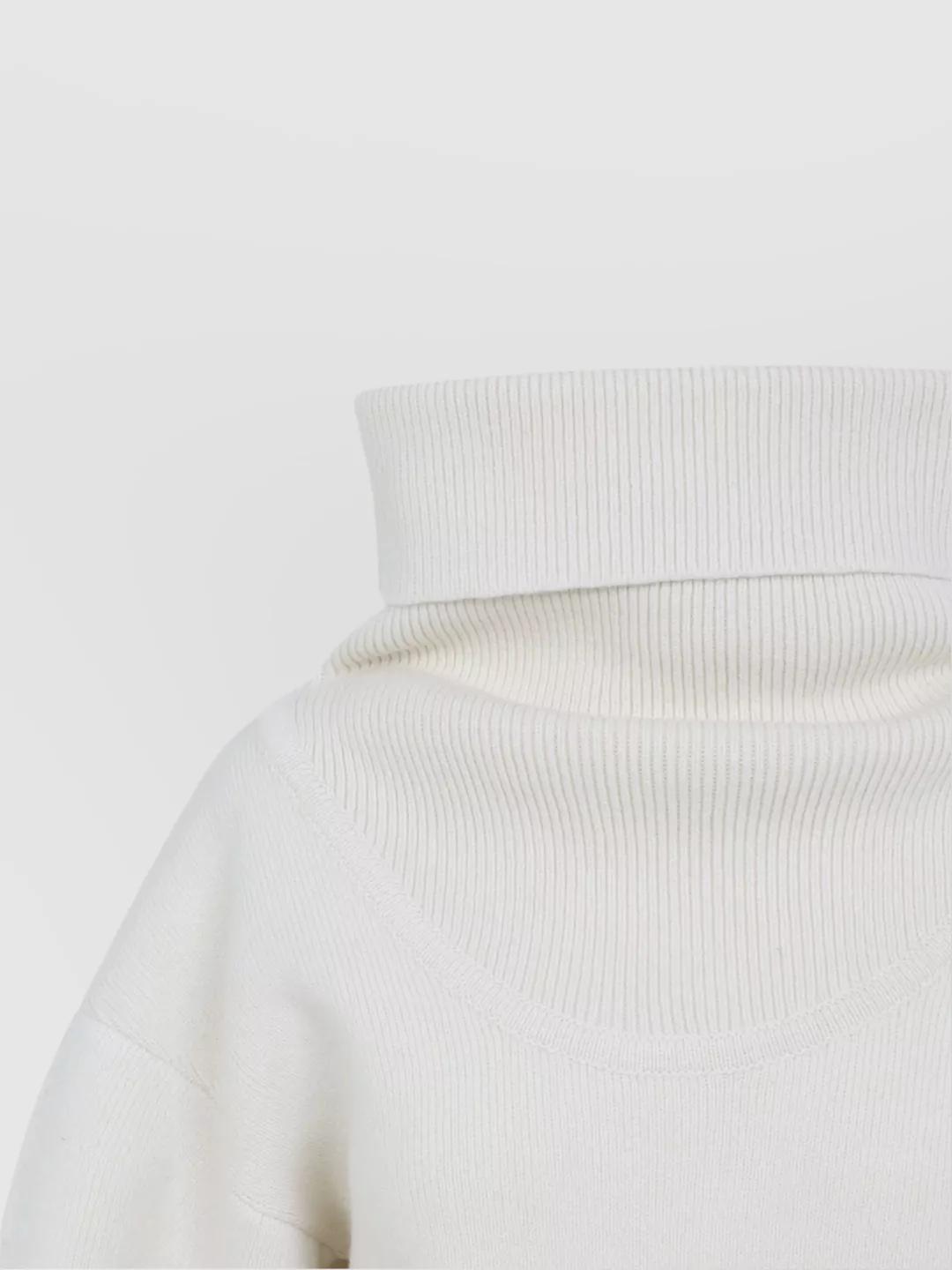 Jacquemus Cozy Knitwear With High Neck And Dropped Shoulders