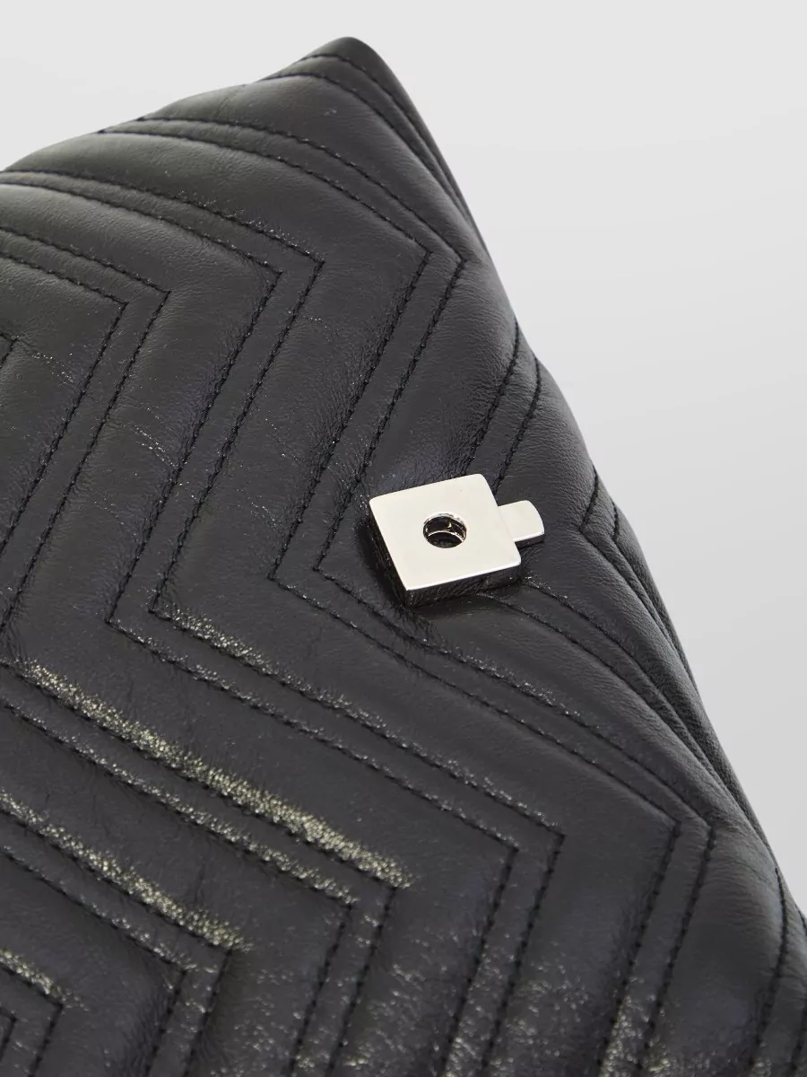 Gucci Marmont Small Chevron Shoulder Chain Bag