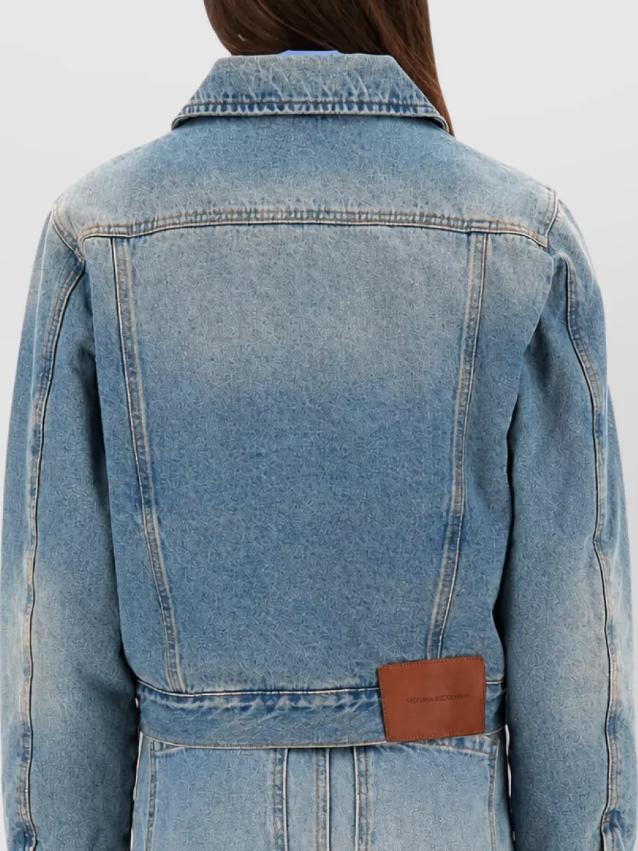 Victoria Beckham Padded Denim Jacket