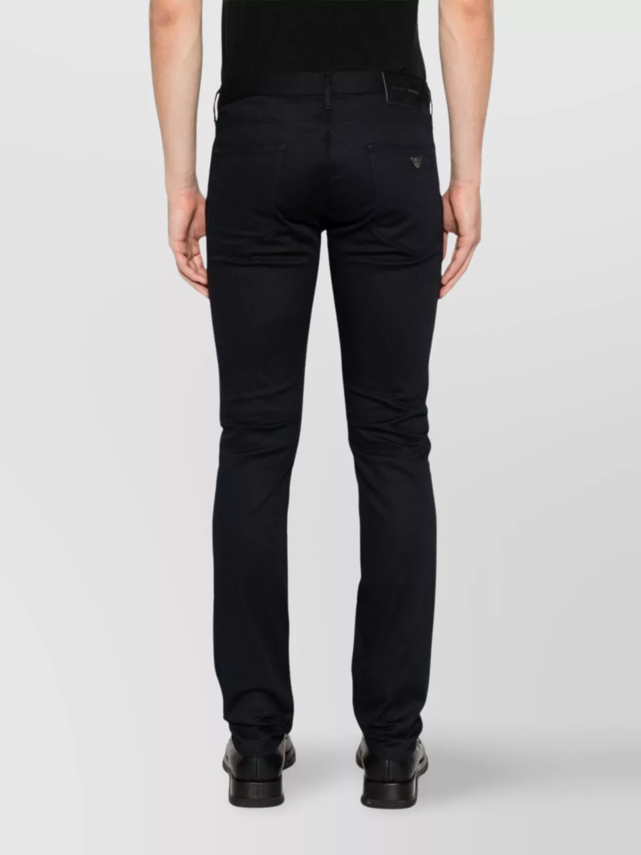 Emporio Armani Man Pants Black Size 31 Cotton, Elastane