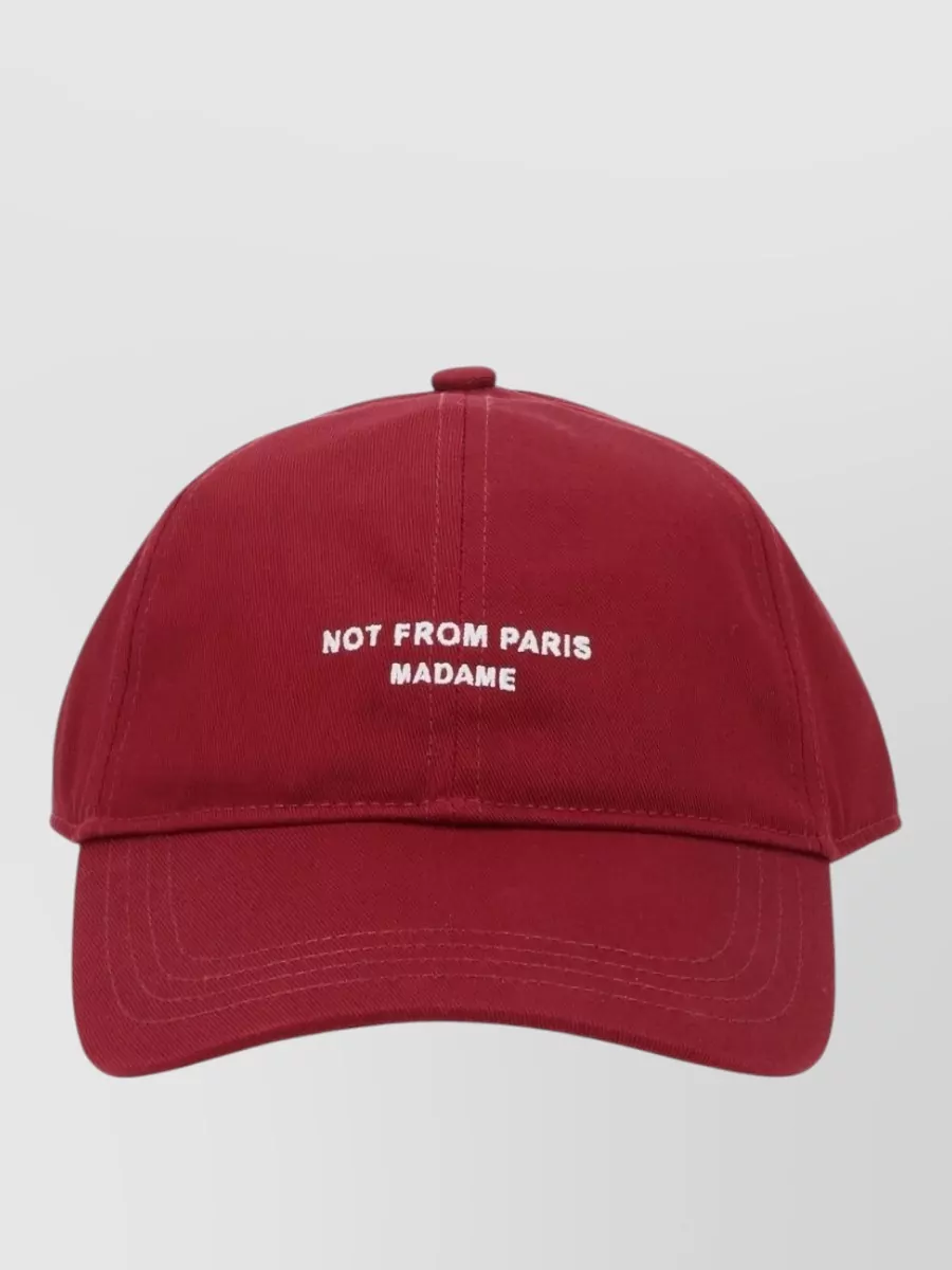 Drôle De Monsieur cotton baseball cap
