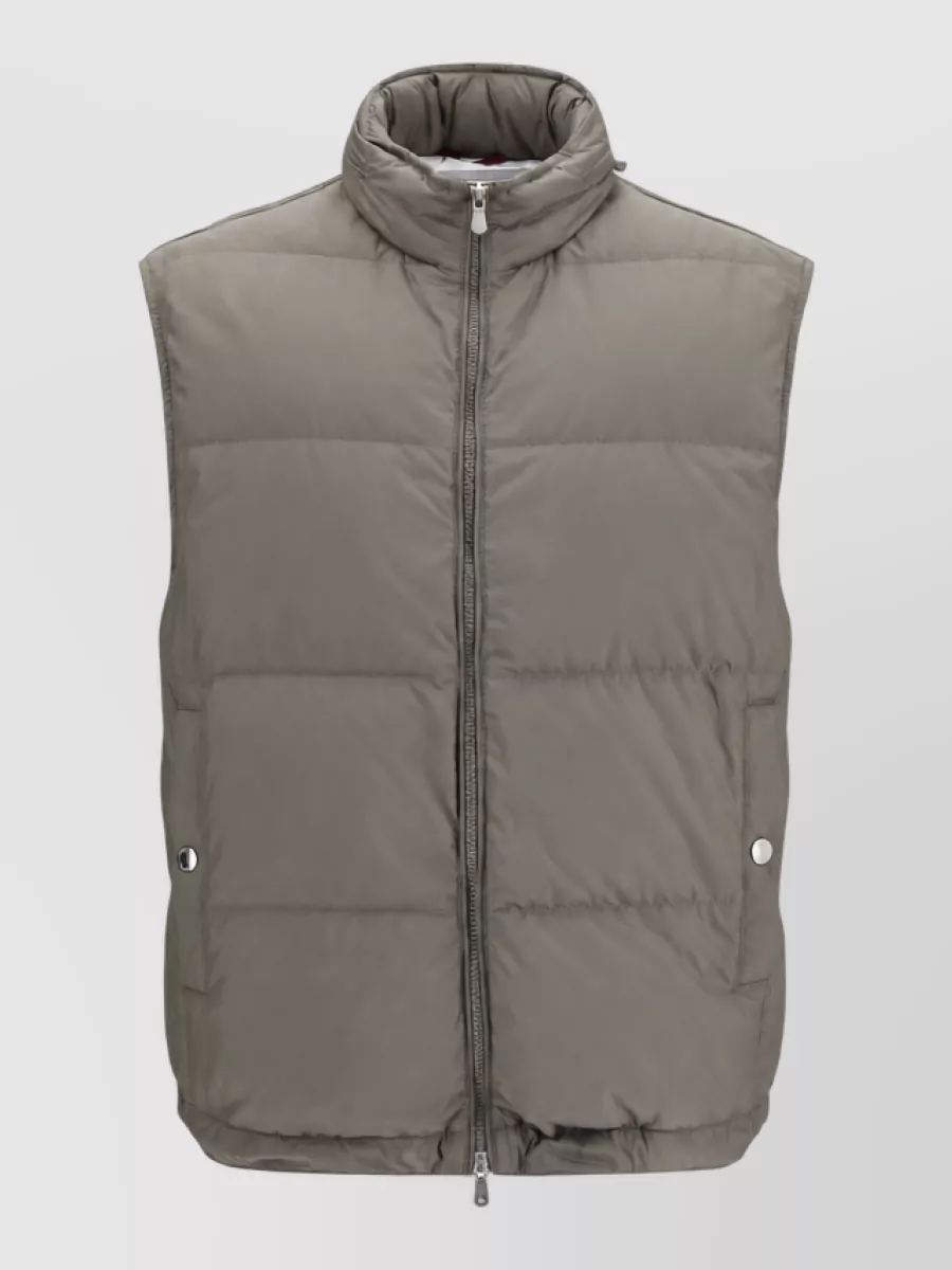 Brunello Cucinelli polyester sleeveless padded jacket