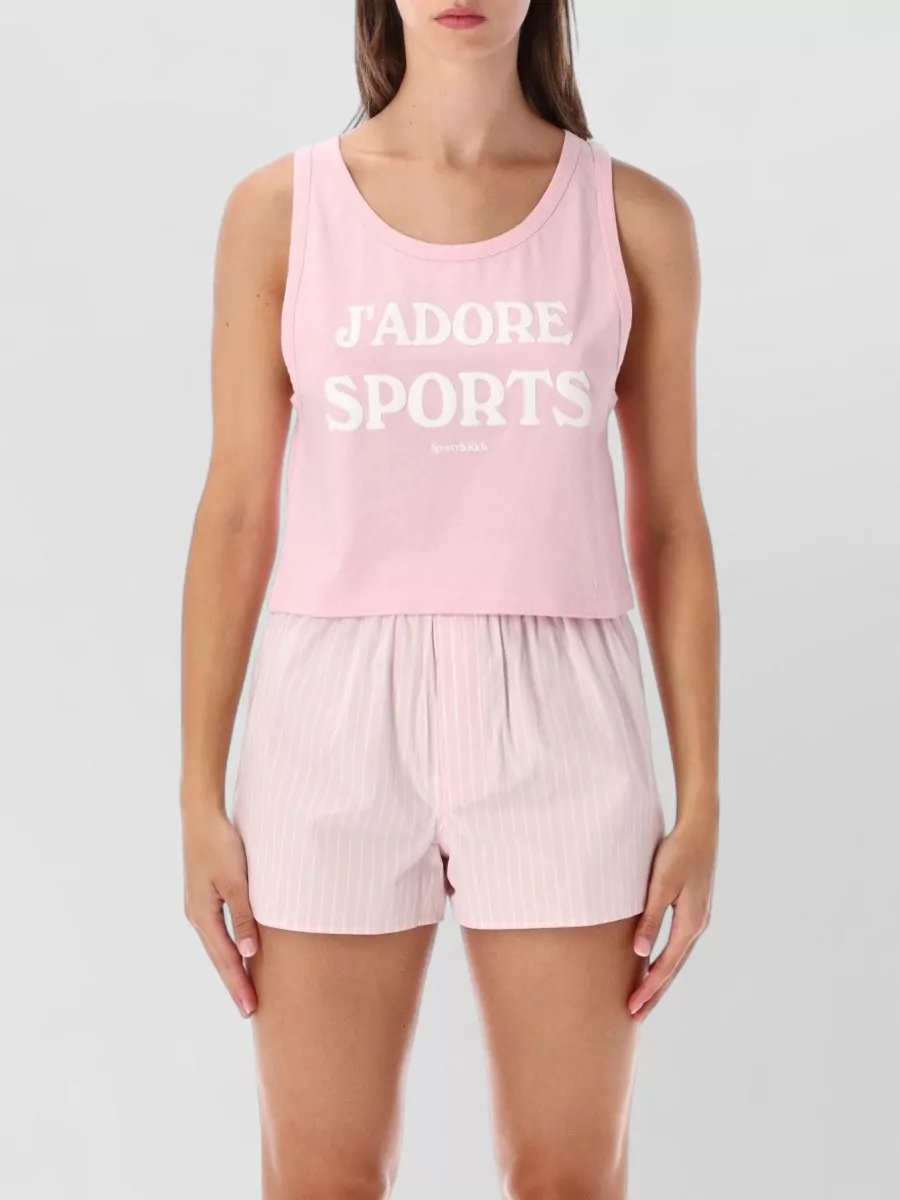 Sporty & Rich cotton tank top