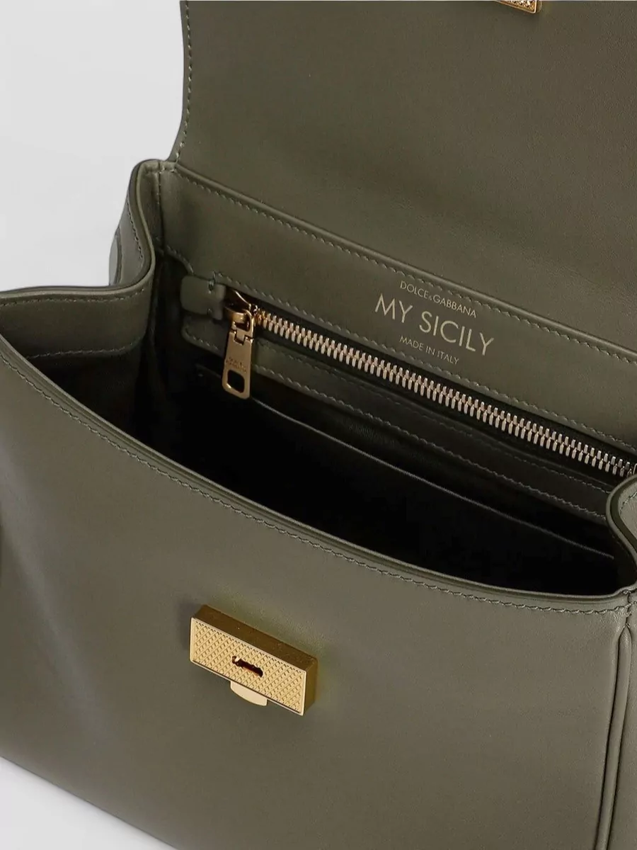 Dolce&Gabbana Shoulder Bag Gold Tone Hardware Top Handle