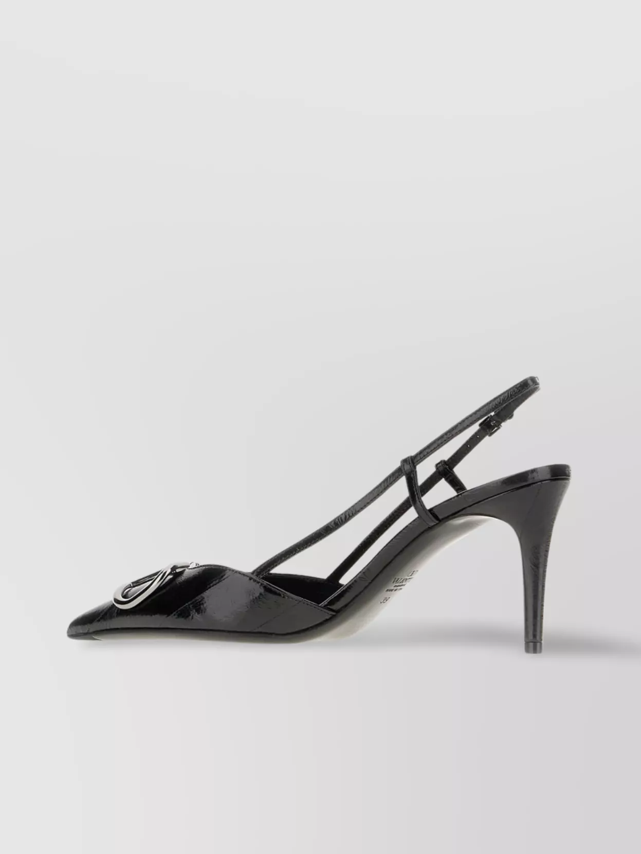 Valentino Vlogo Pointed Toe Slingback Pump