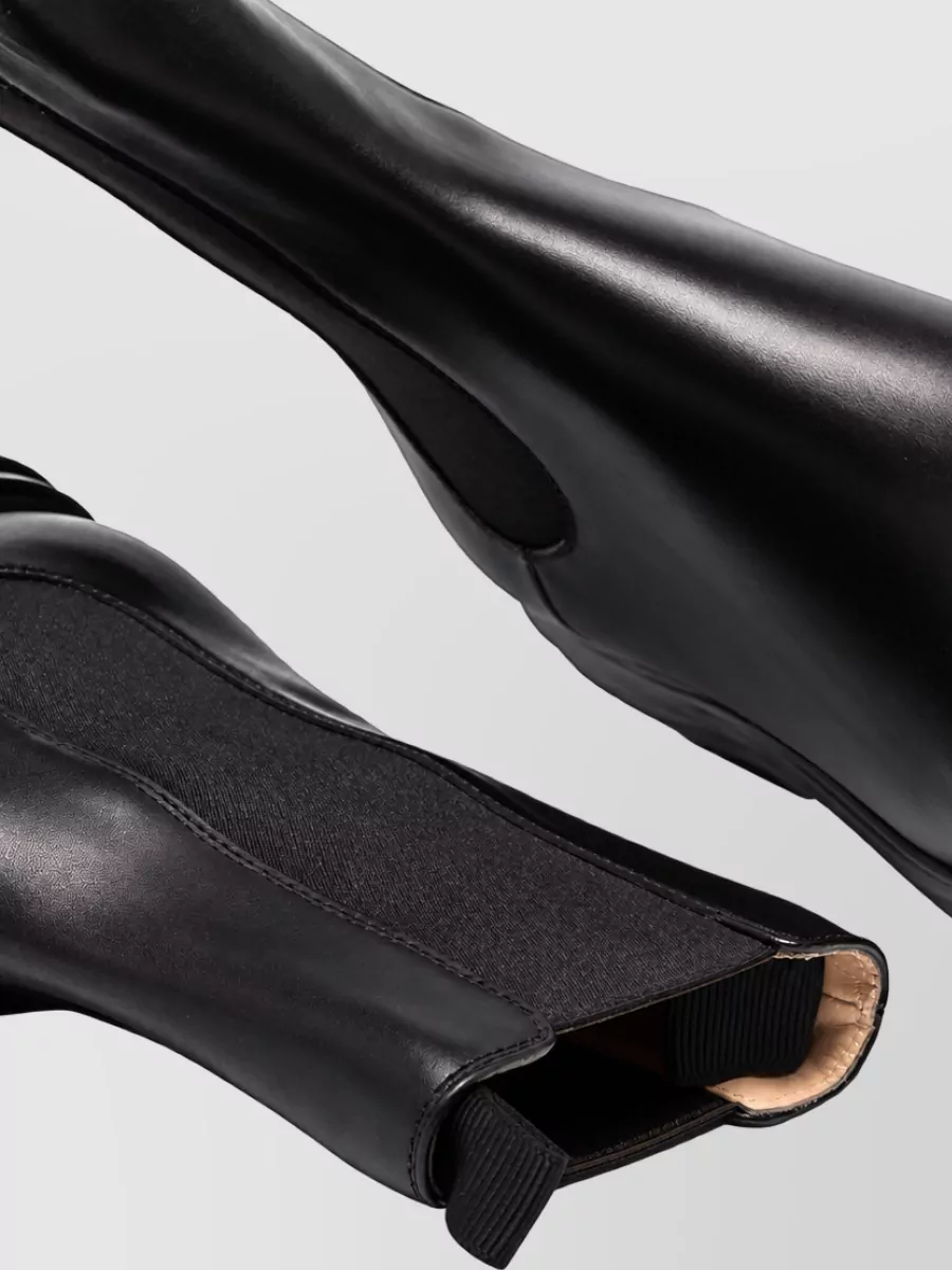Gianvito Rossi Leather Knee-High Chelsea Boots