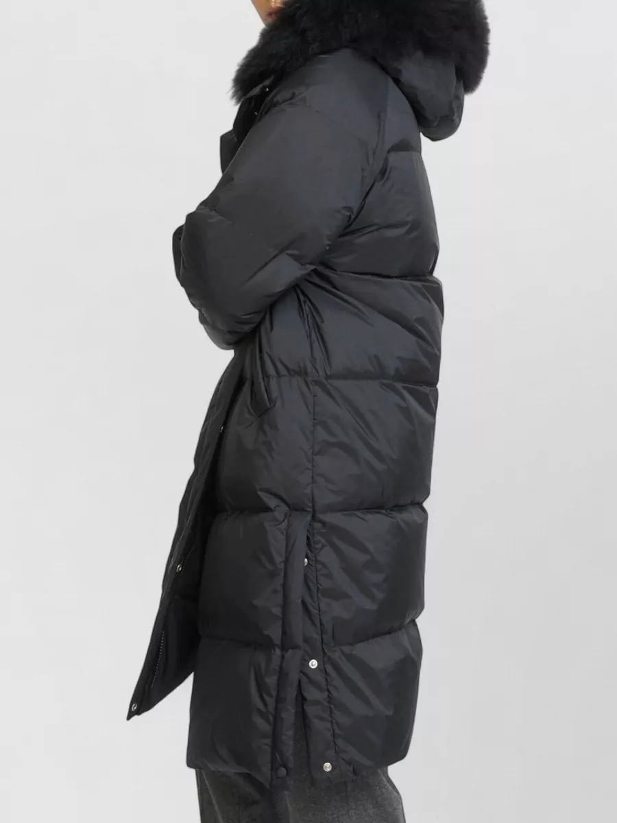 Yves Salomon Down Long Puffer Coat