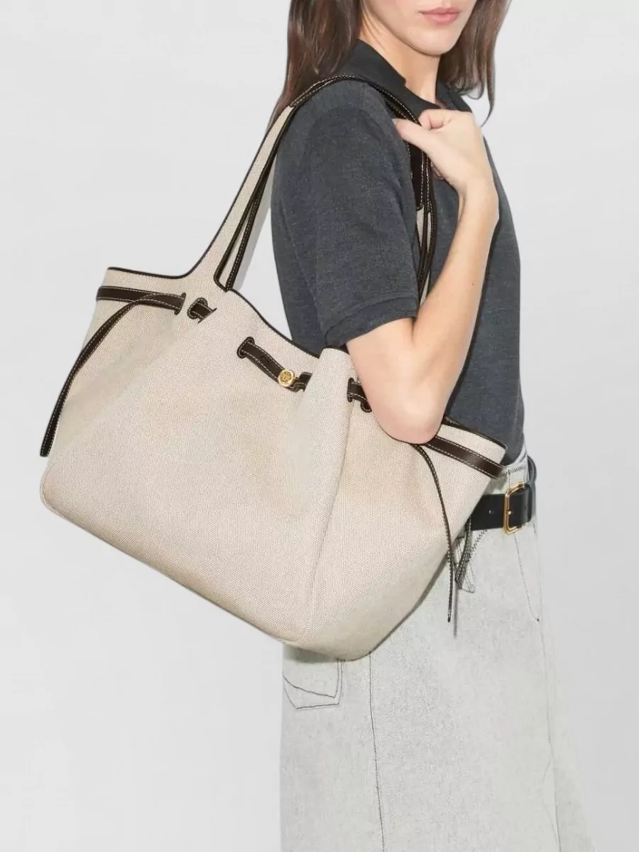 Tory Burch Romy Canvas Tote Bag