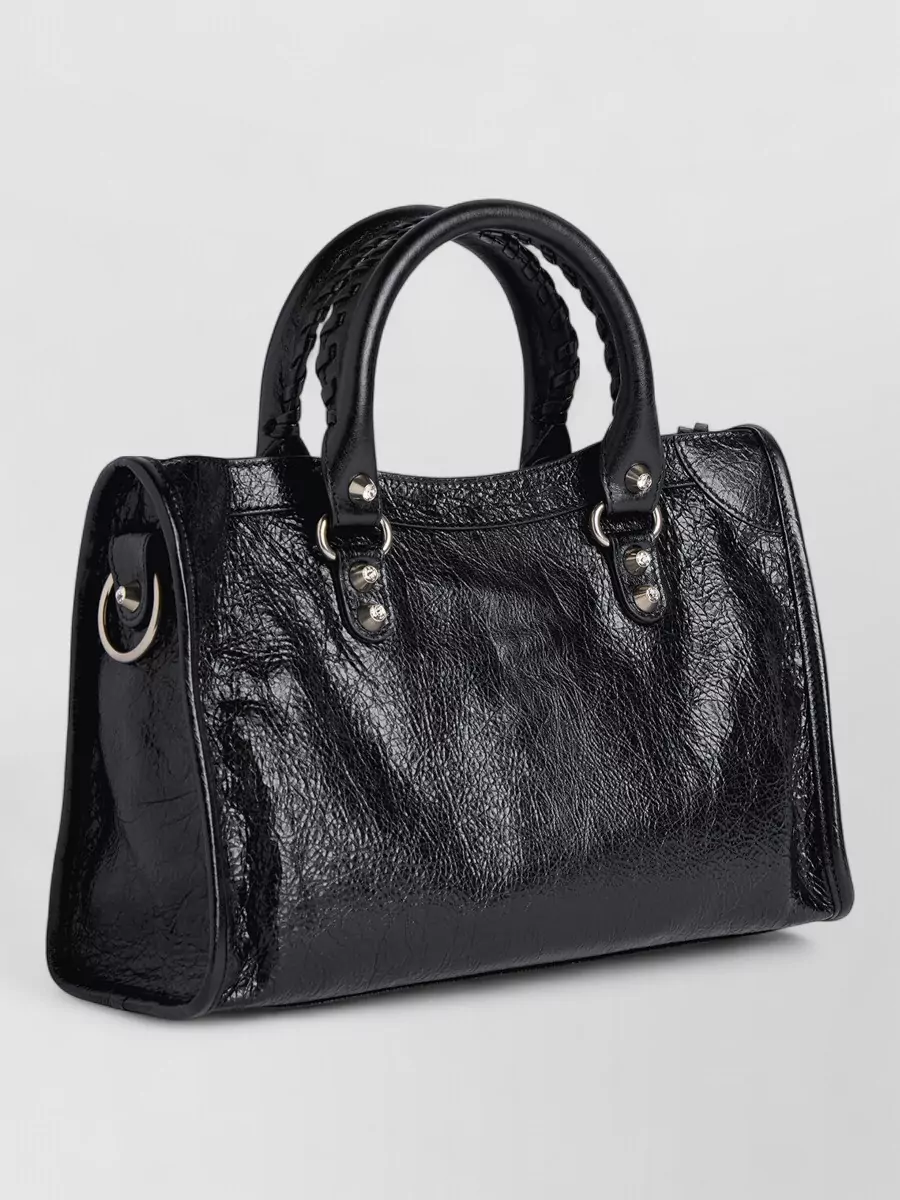Balenciaga Le City Small Leather Cross-Body Bag