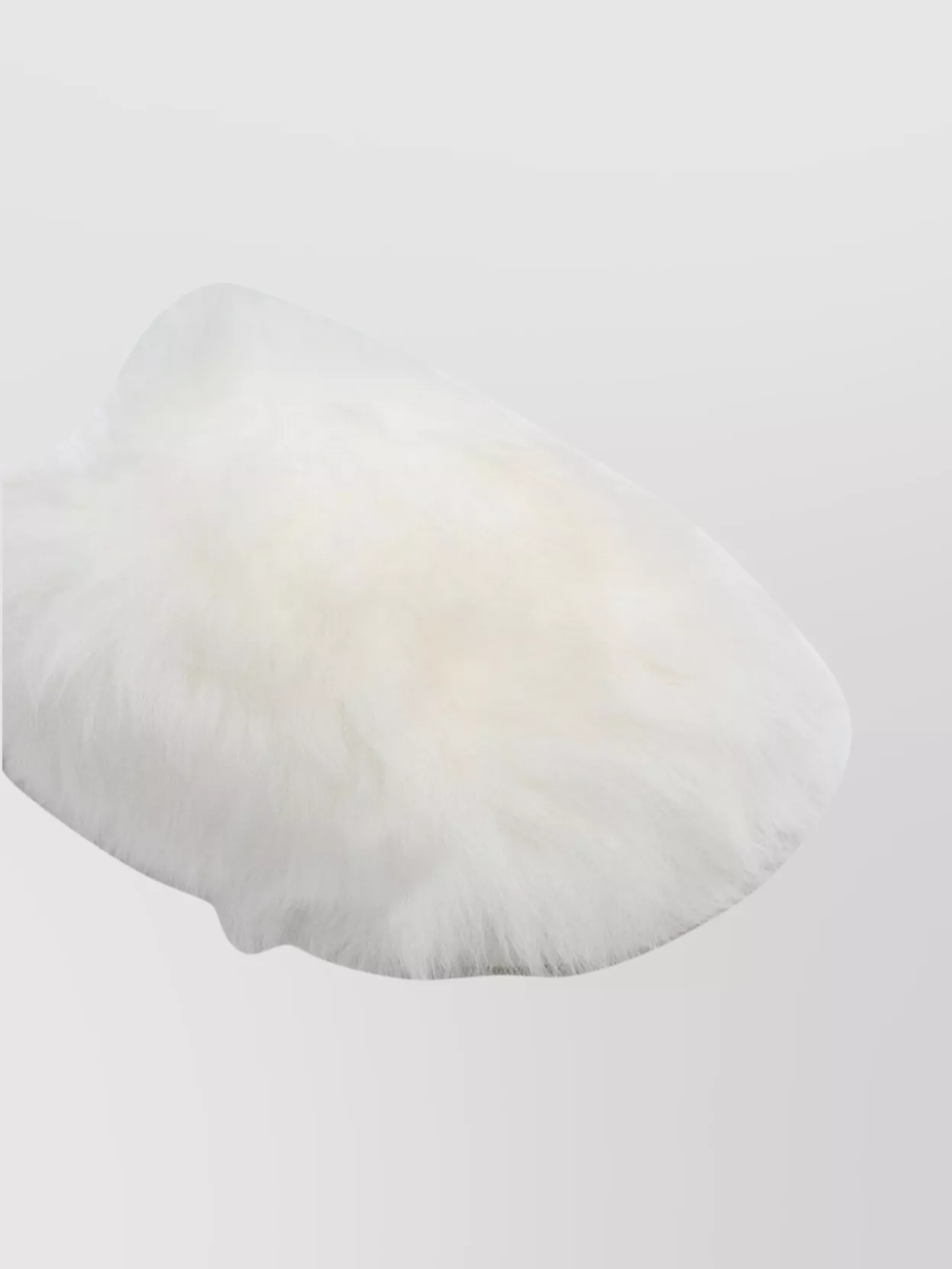 Ugg Plush Round Toe Slippers With Rubber Sole