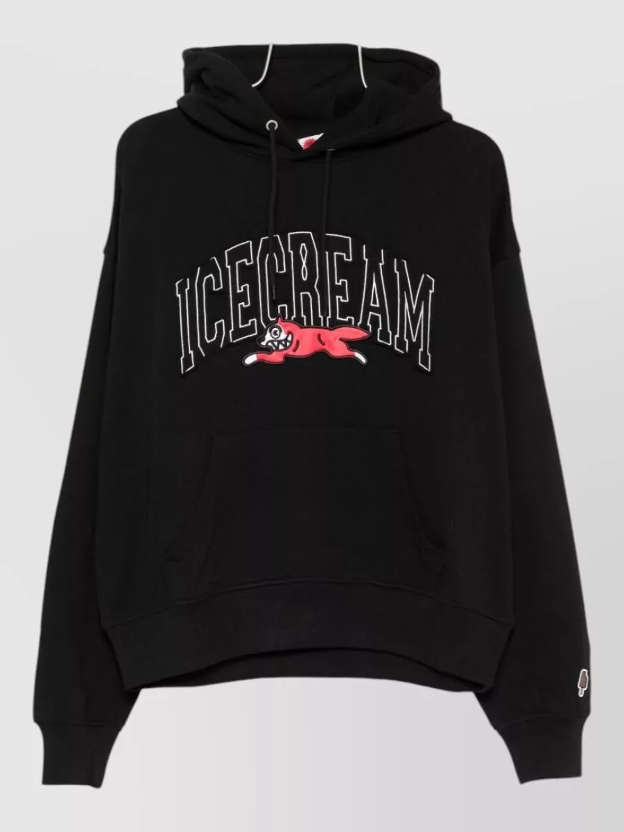 Icecream cotton logo hoodie