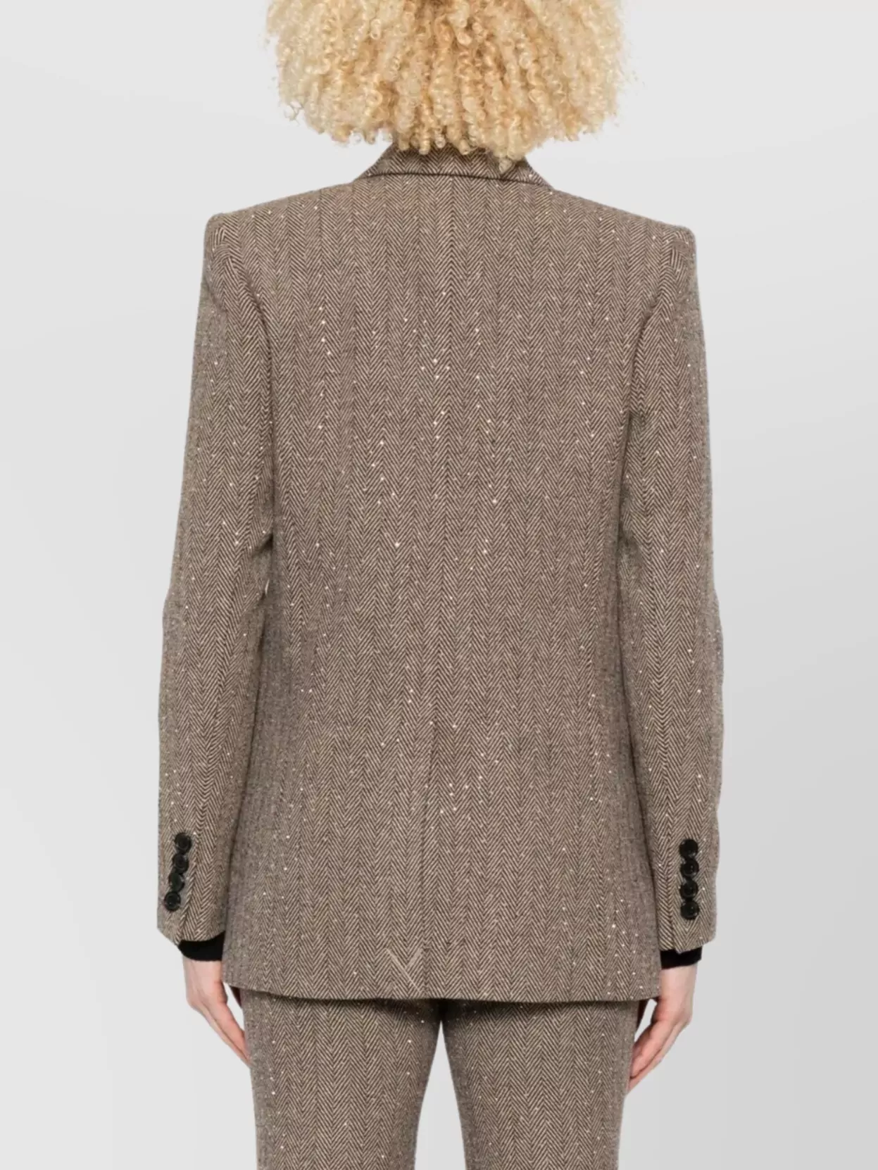 Ermanno Firenze Double-Breasted Jacket Notched Lapels