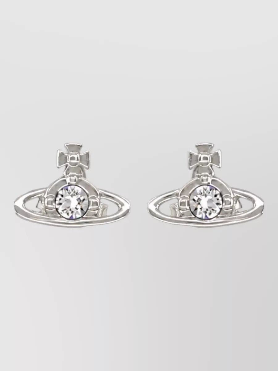 Vivienne Westwood brass stud earrings
