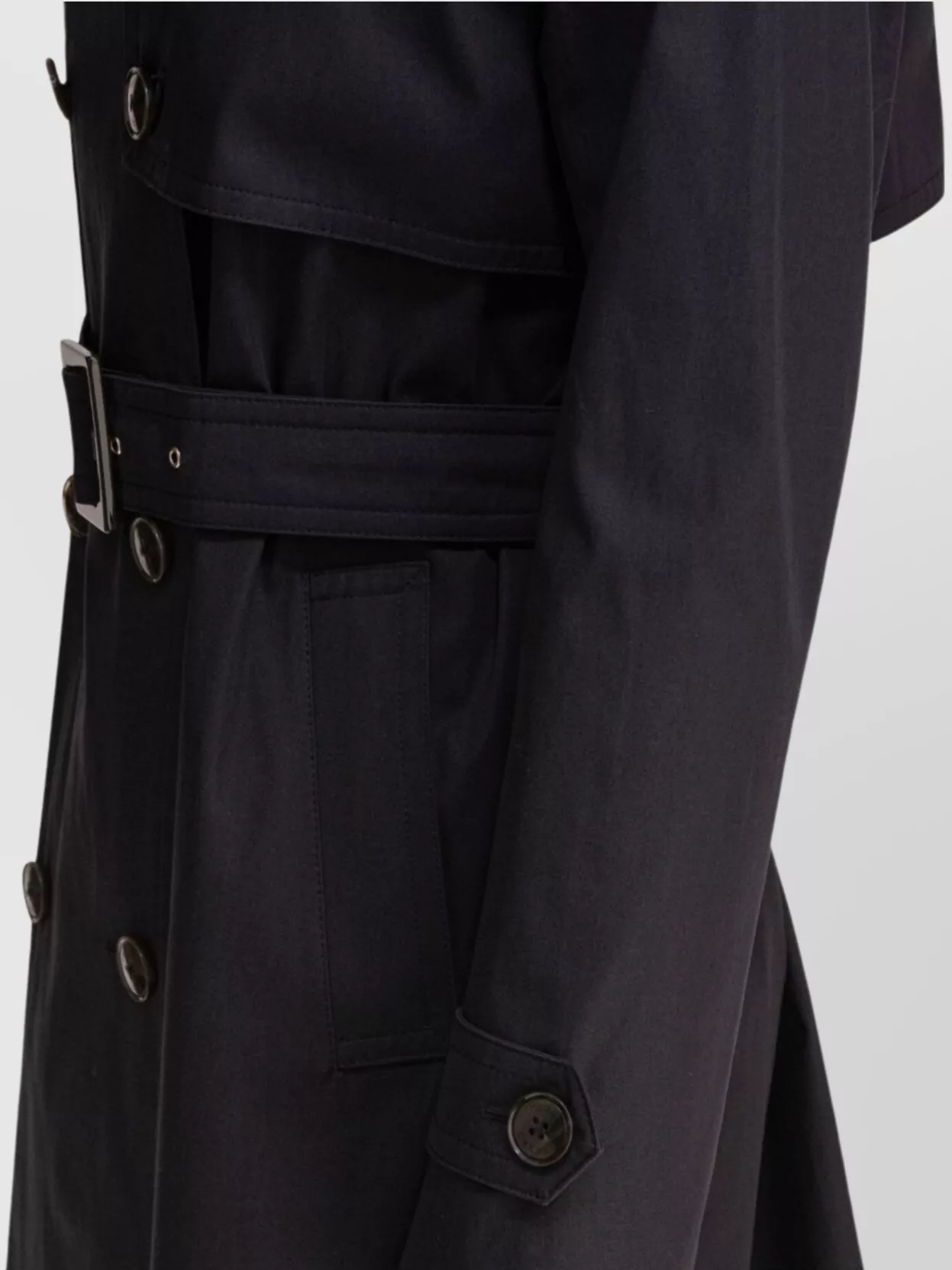 Herno Coats With Belted Waist And Double-Breasted Design