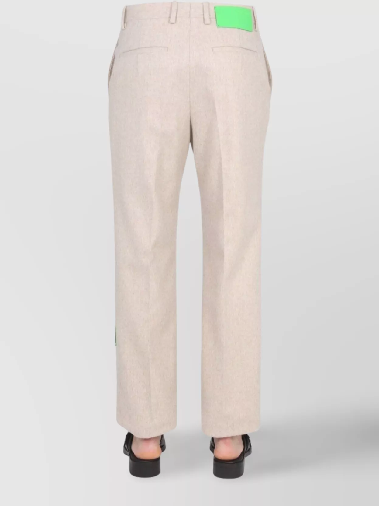 Off-White Slim Fit Trousers Patch Detail