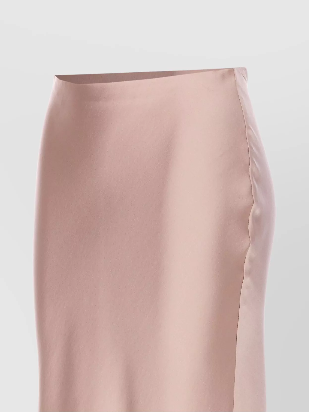 Liu •jo Long Satin Finish Skirt With Side Seam Detail