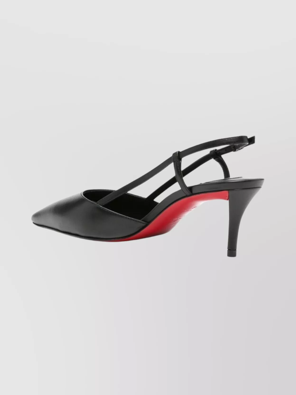 Christian Louboutin Pointed Toe Sling Back Stiletto Pumps In Black