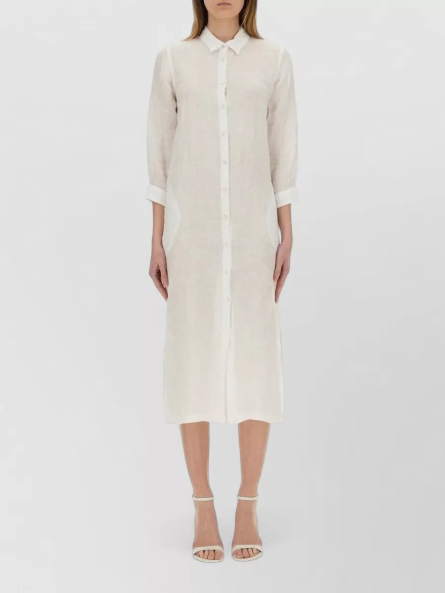 120% Lino Midi Dress