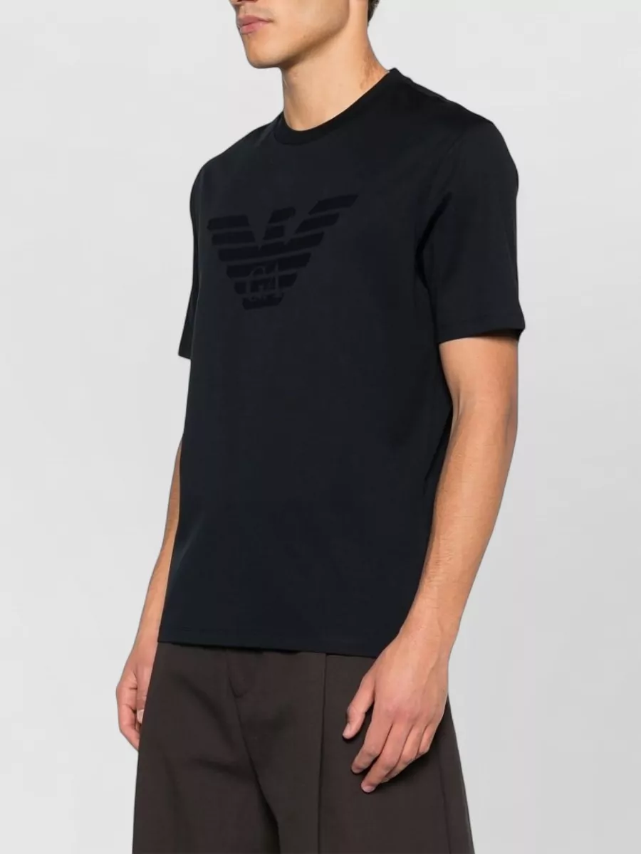 Emporio Armani Logo Cotton T-Shirt Round Neck Design
