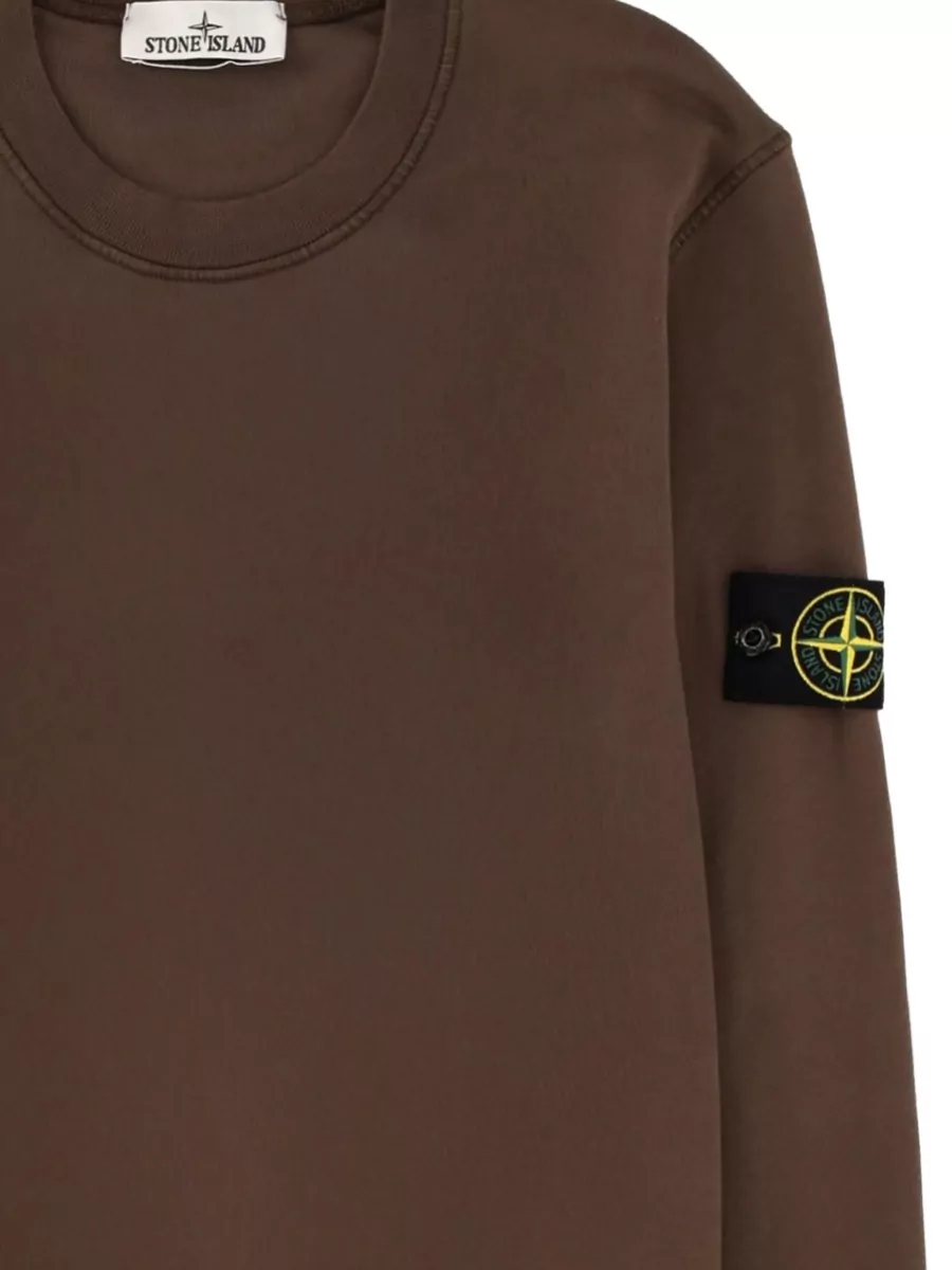 Stone Island Sweatshirt Ribbed Cuffs Bottom Band