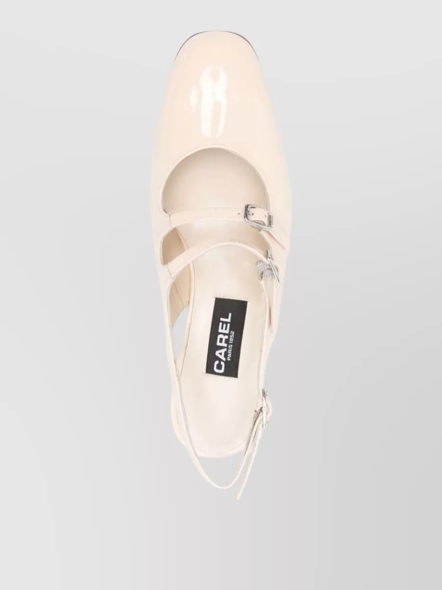 Carel Paris Patent Leather Slingback Pumps