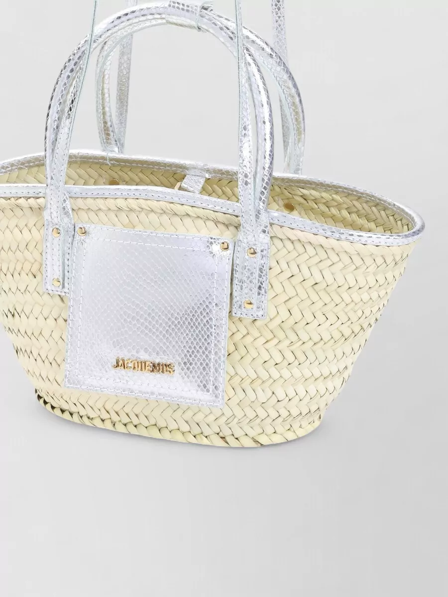 Jacquemus Mini Woven Beach Bag